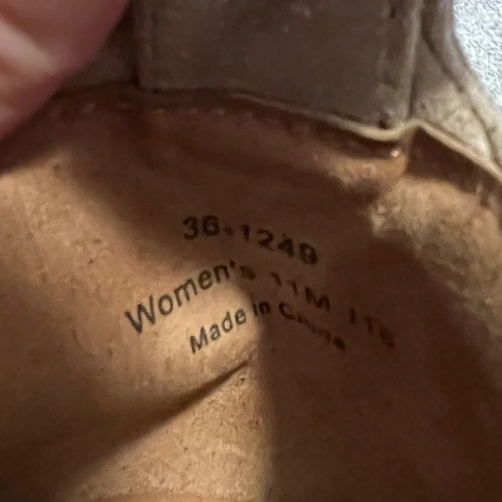 Trask Gold Metallic Slip On Flats Size 11